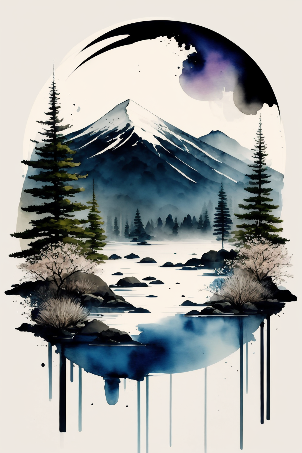 20767-4139780203-white background, scenery, watercolor, mountains, water, trees, moon, colorful,.png